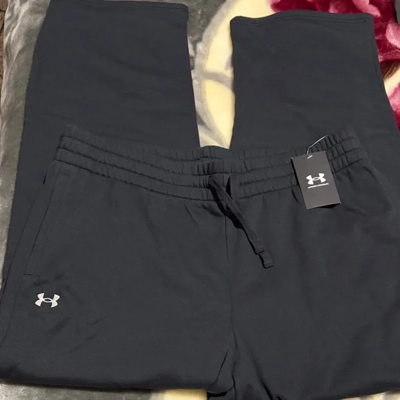 Under Armour Women's Rival Fleece Straight Leg Pants - Picture 4 of 4